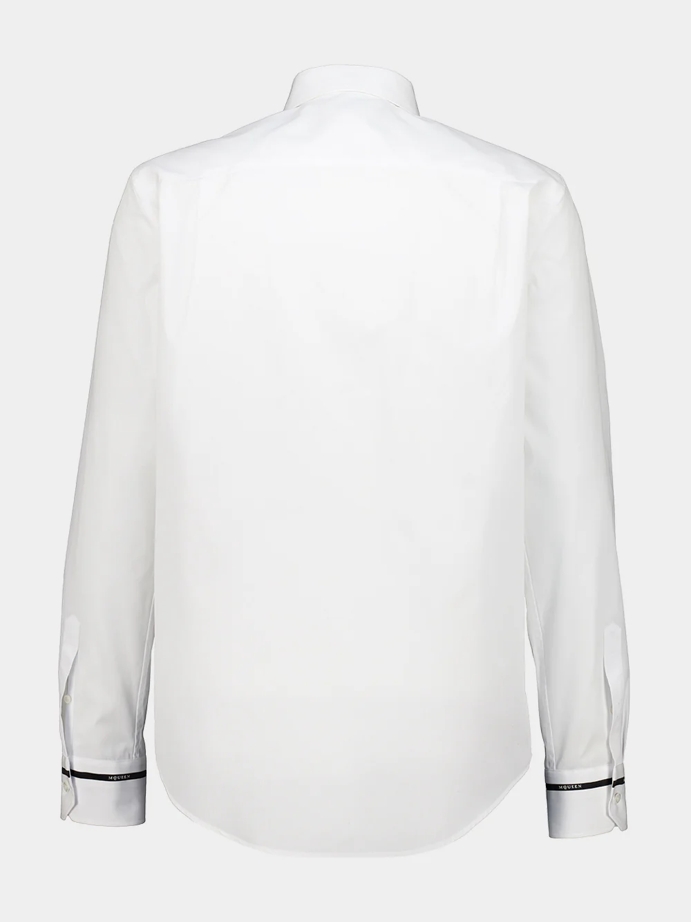White Cotton Button-Up Shirt - Image 2