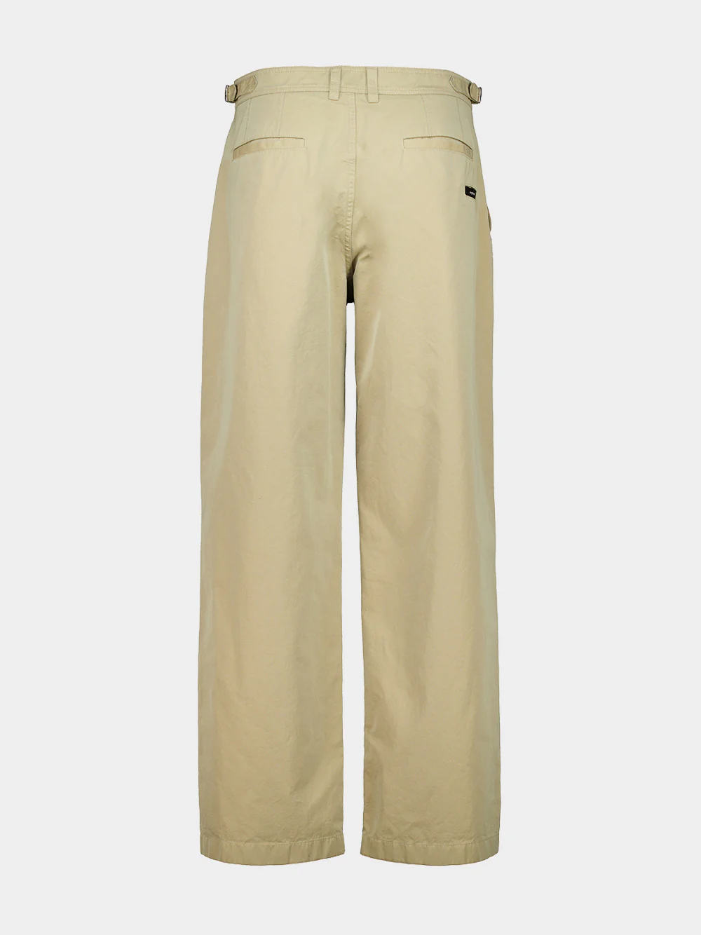 Beige Cotton Gabardine Chinos - Image 2