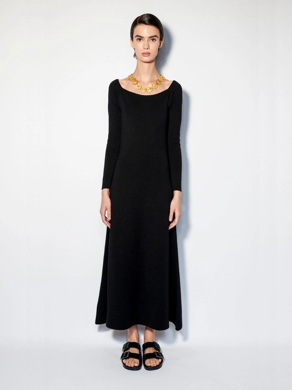 Merino Wool Long Dress - Image 3