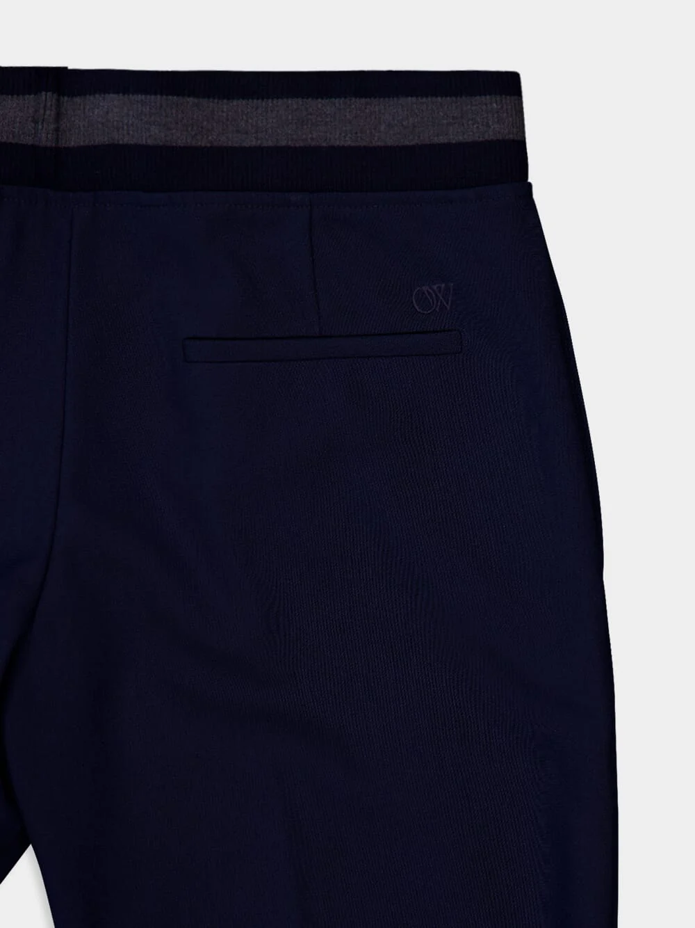 Mid-Rise Stripe-Detail Trousers - Image 7