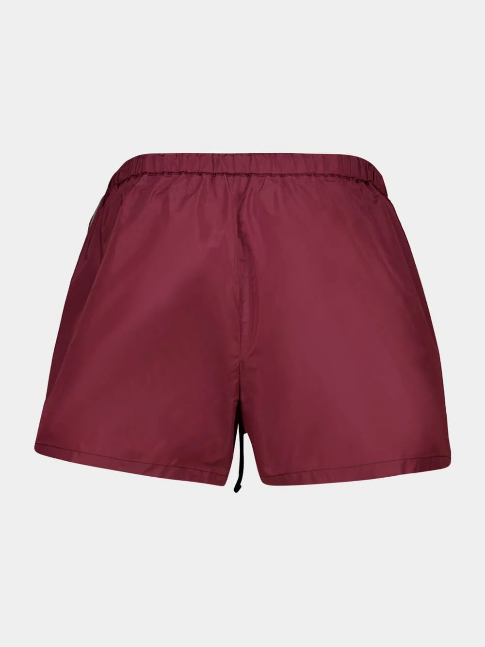 Amaranth Red Technical Fabric Shorts - Image 2