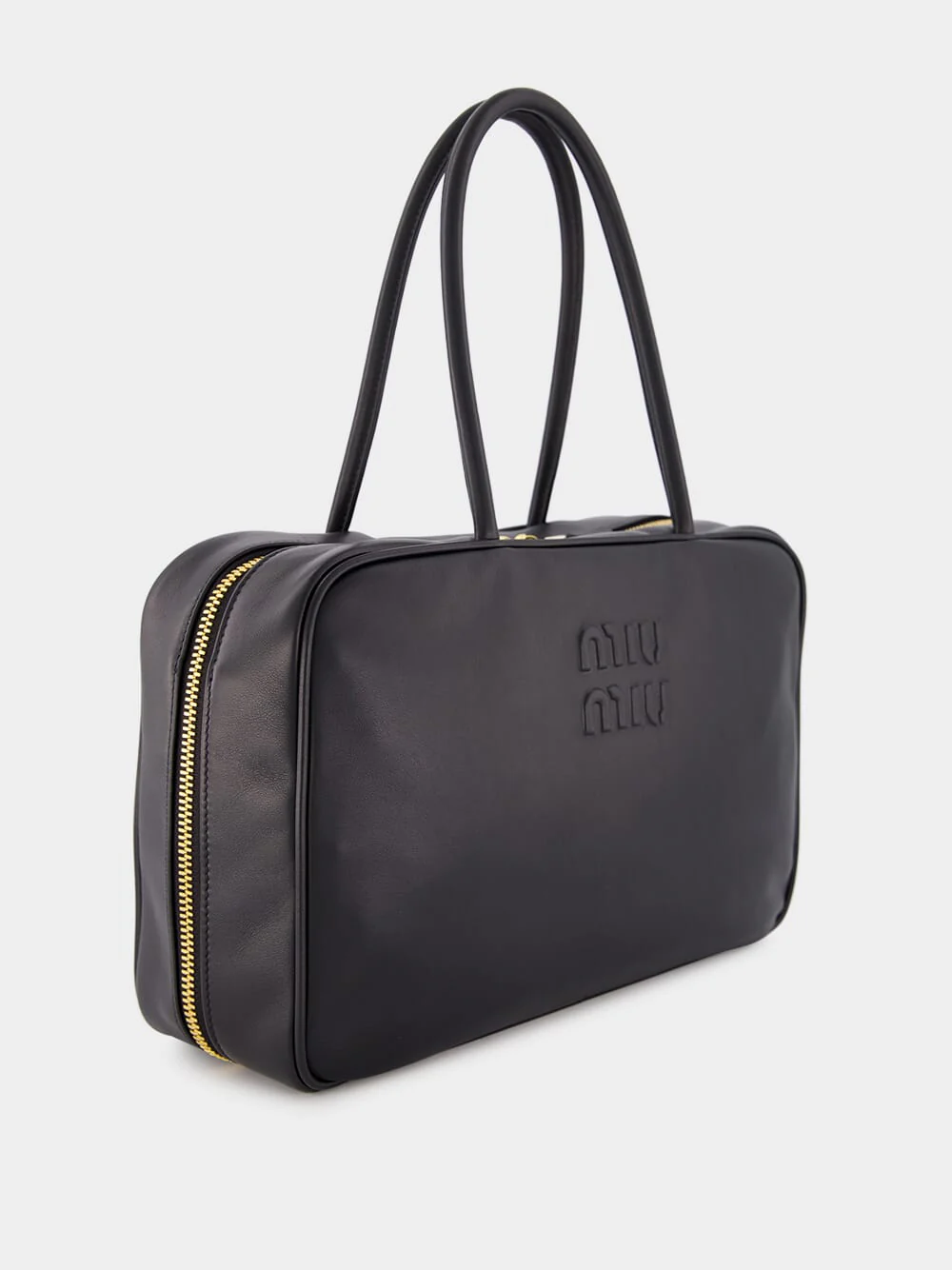 Black Leather Handbag - Image 2