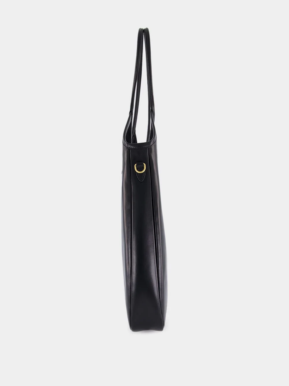 Black Leather Ivy Tote Bag - Image 6