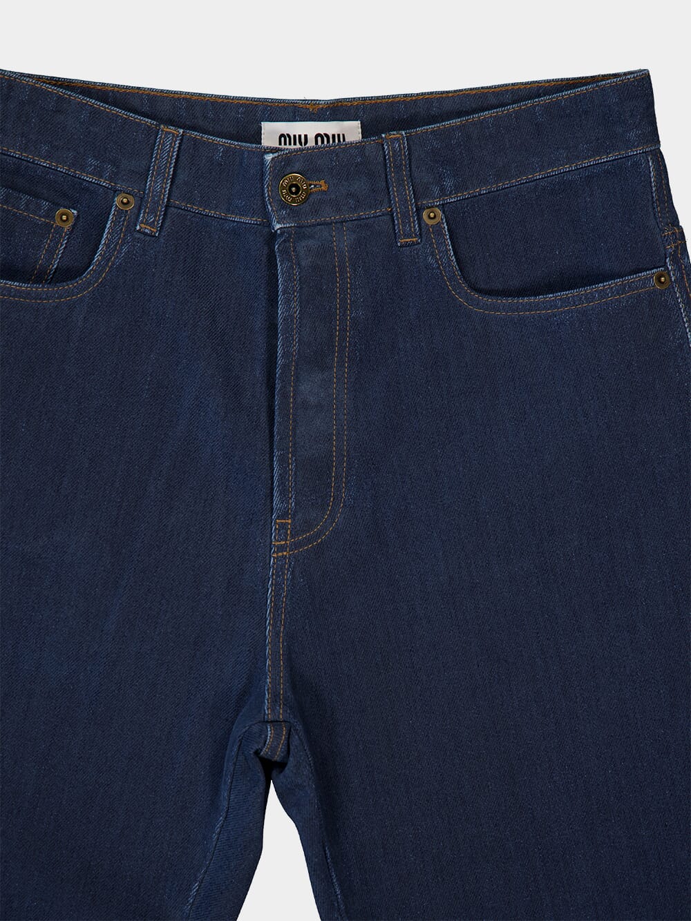 Blue Wide-Leg Denim Jeans - Image 3