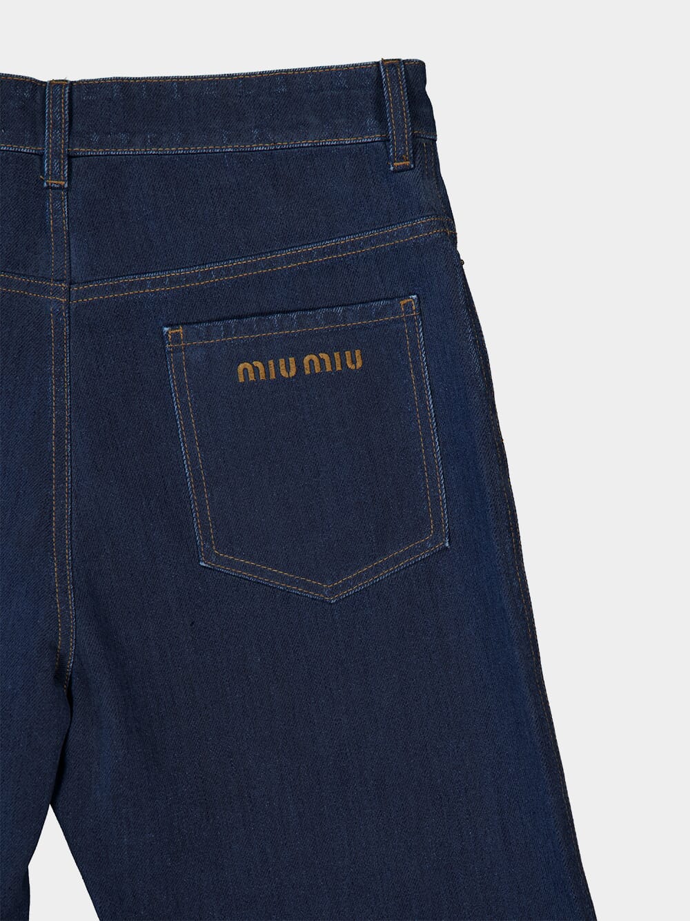 Blue Wide-Leg Denim Jeans - Image 4
