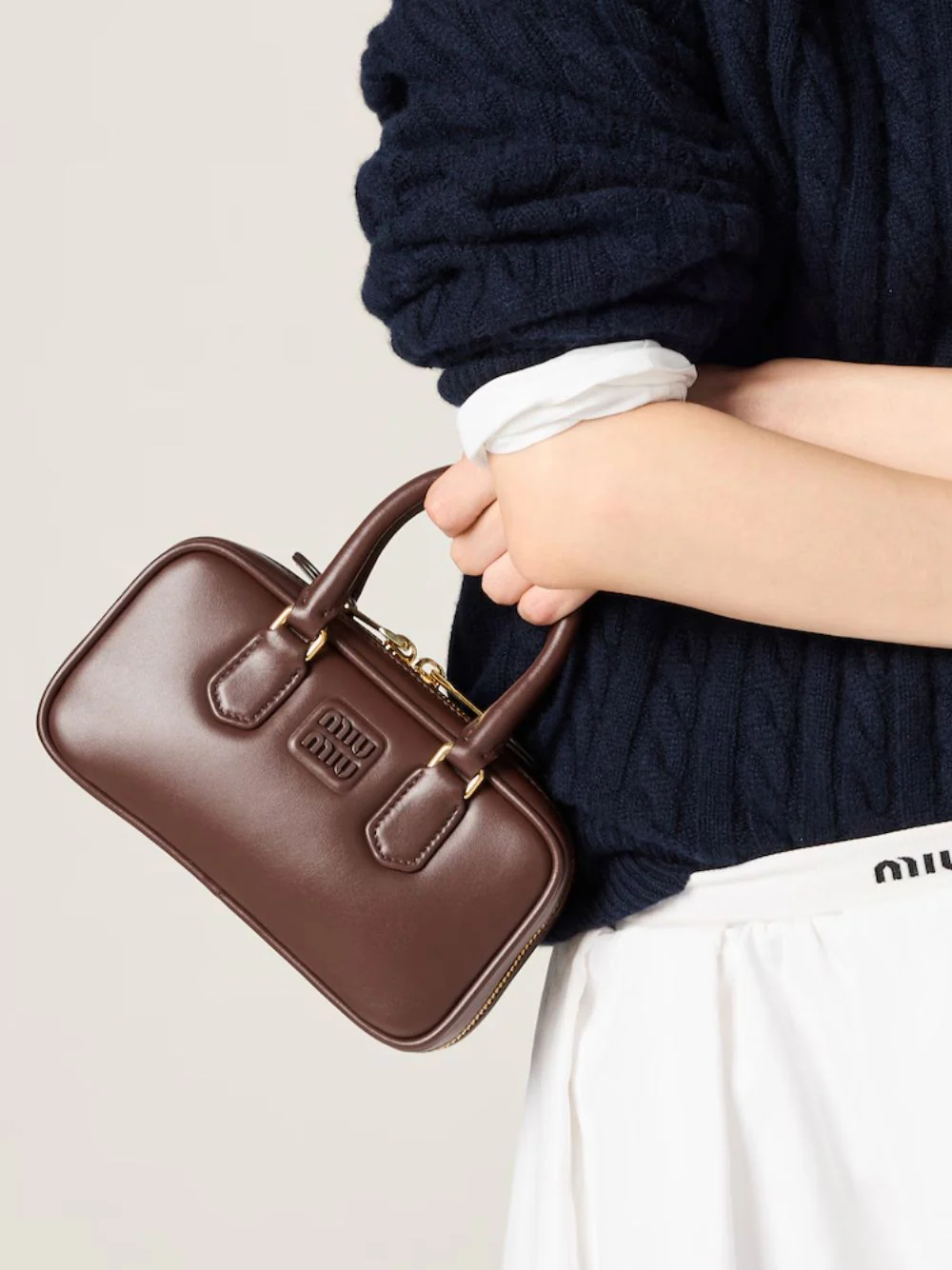 Briarwood Brown Arcadie Leather Mini Bag - Image 2