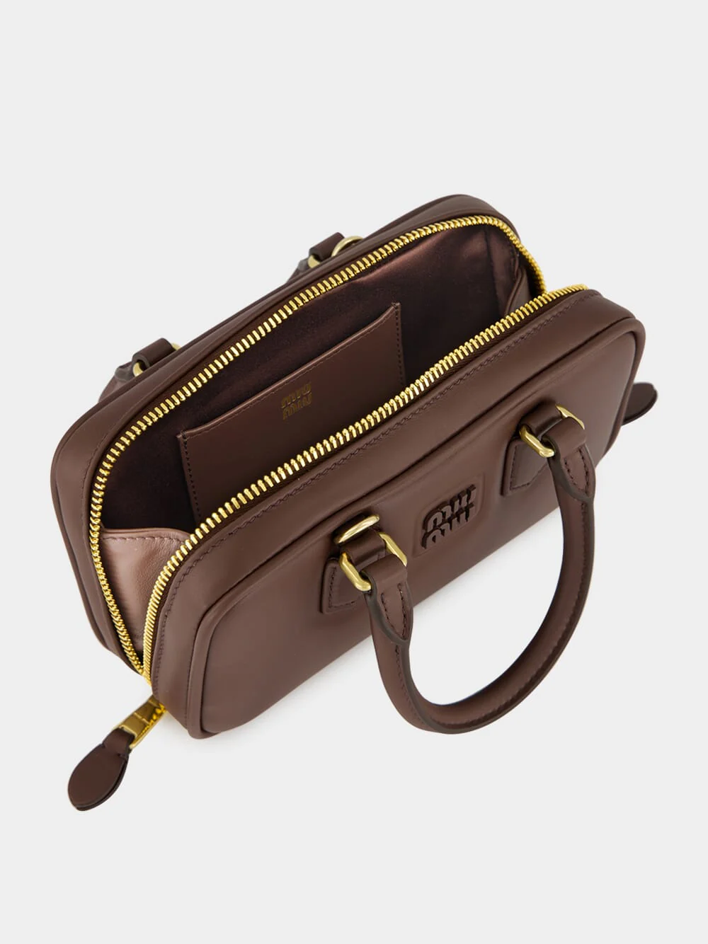 Briarwood Brown Arcadie Leather Mini Bag - Image 8