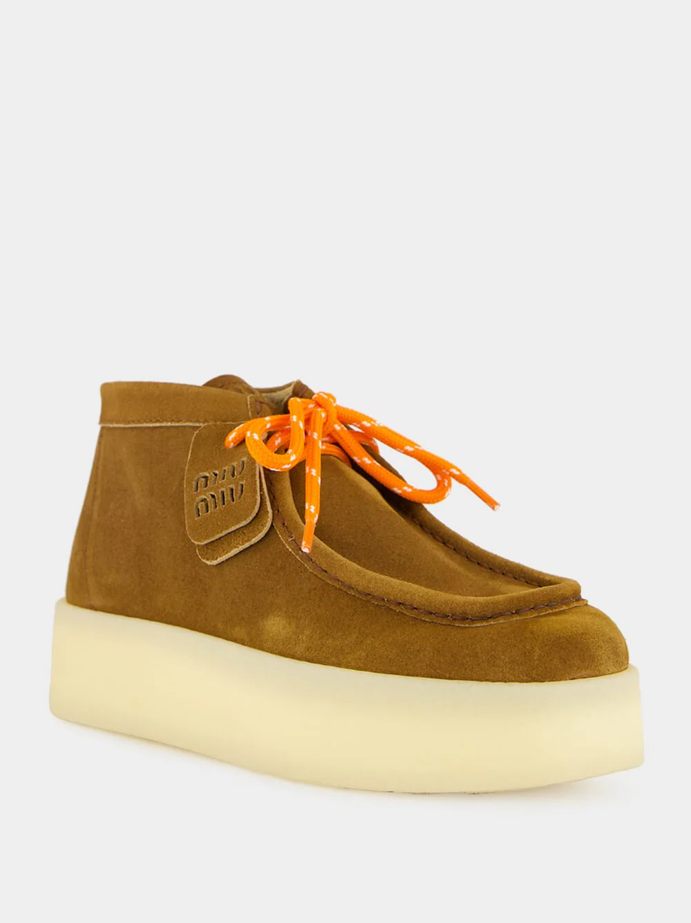 Brown Platform Suede Ankle Boots - Image 2
