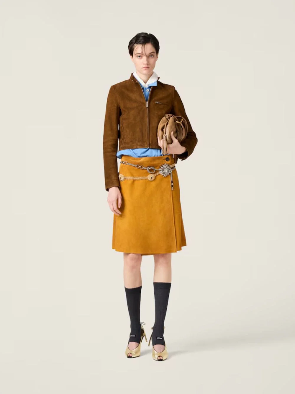 Brown Suede Jacket - Image 2