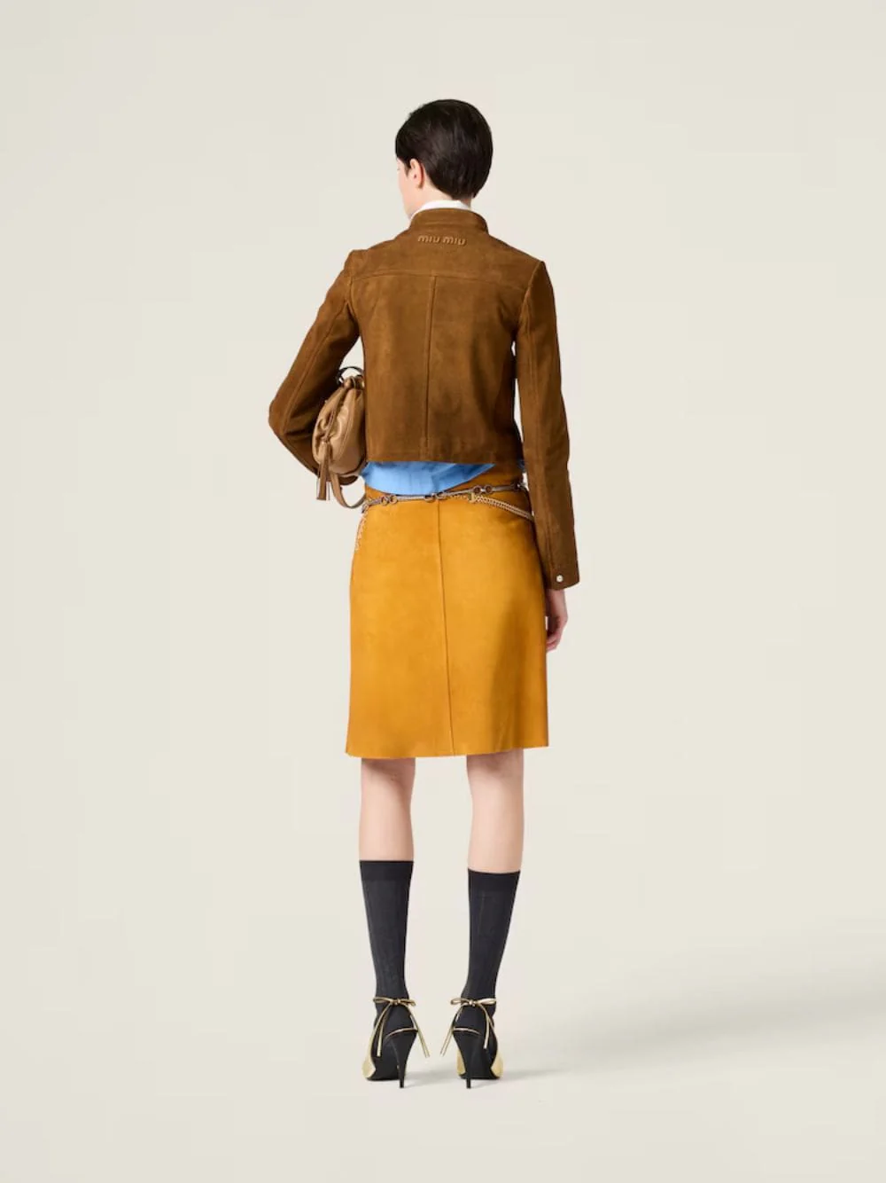 Brown Suede Jacket - Image 4