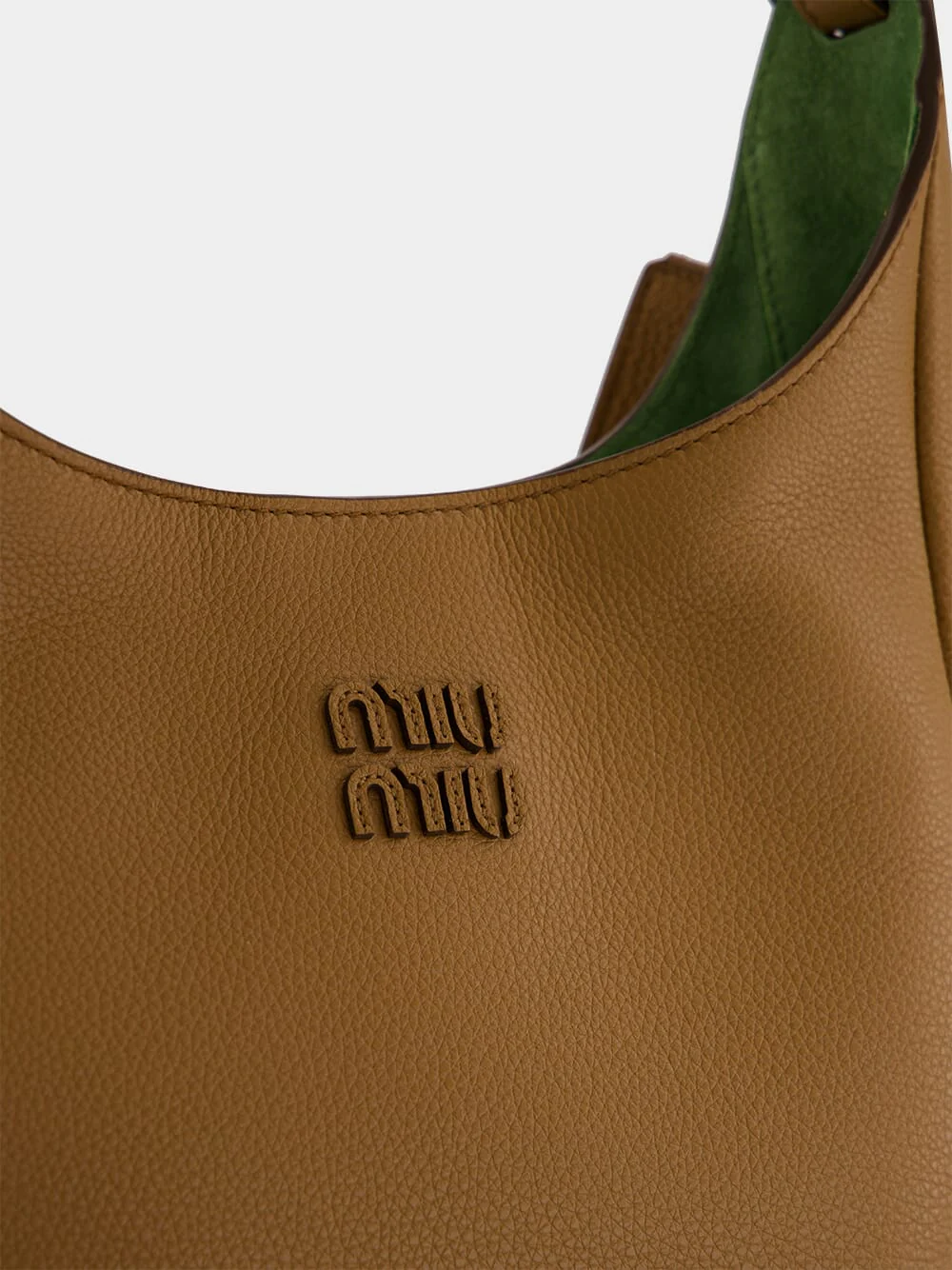 Caramel Calf Leather Hobo Bag - Image 6