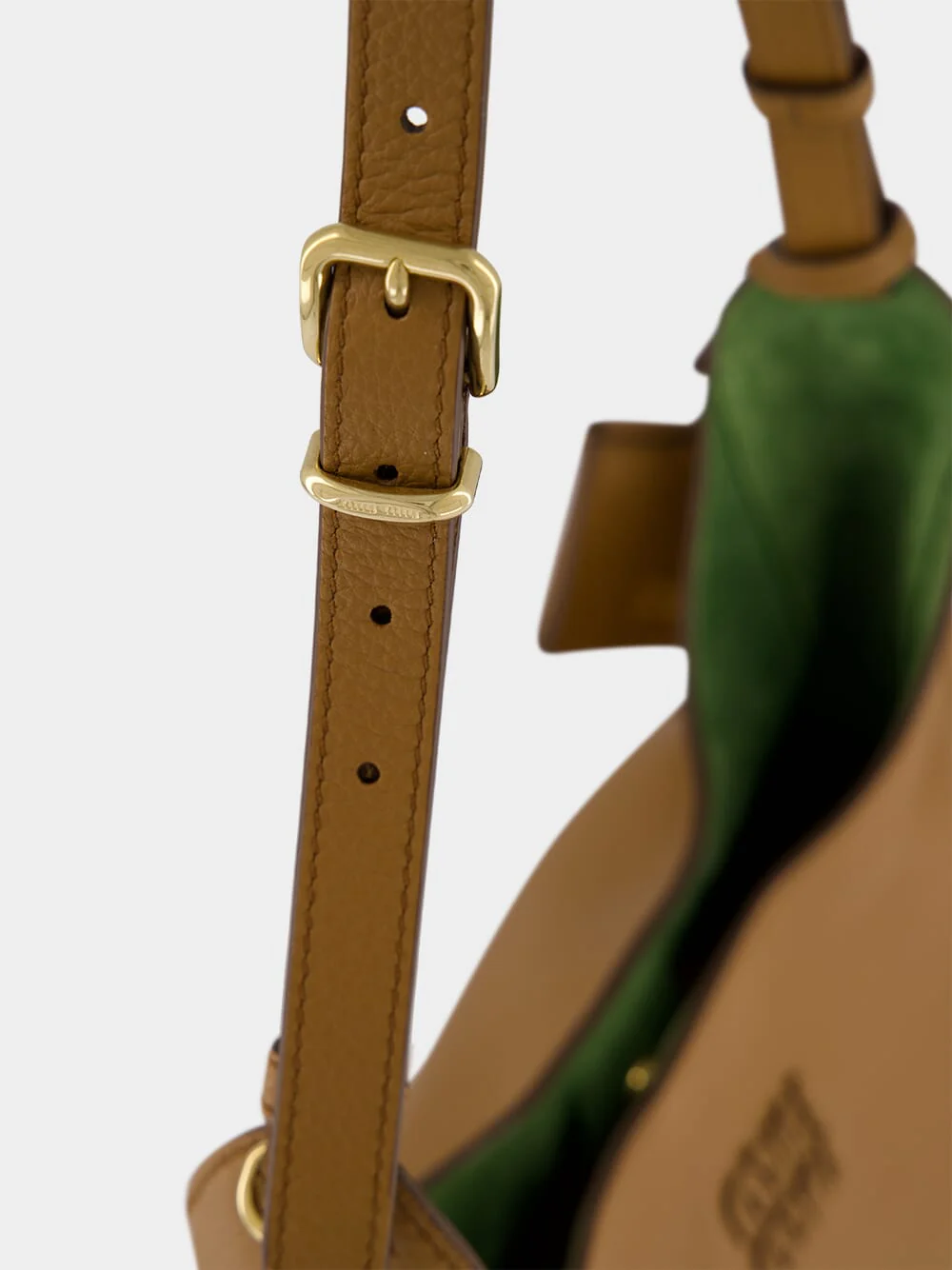 Caramel Calf Leather Hobo Bag - Image 7