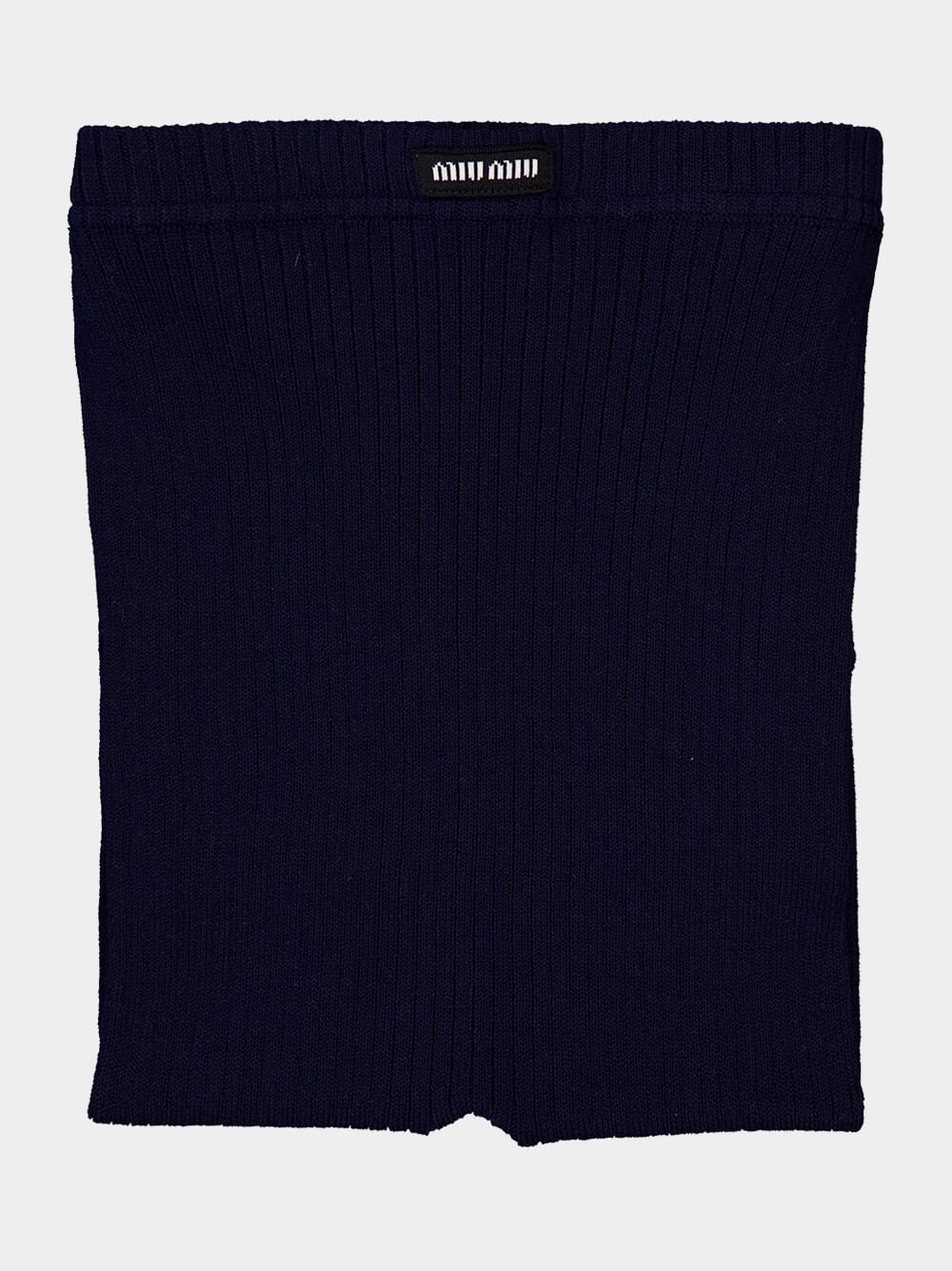 Navy Blue Ribbed Cotton Tights - Image 4
