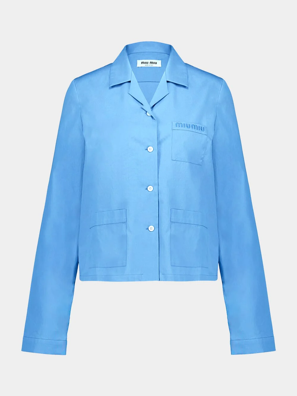 Sapphire Blue Poplin Shirt