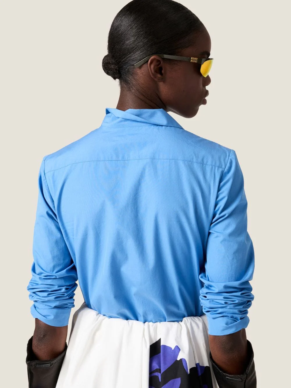 Sapphire Blue Poplin Shirt - Image 4