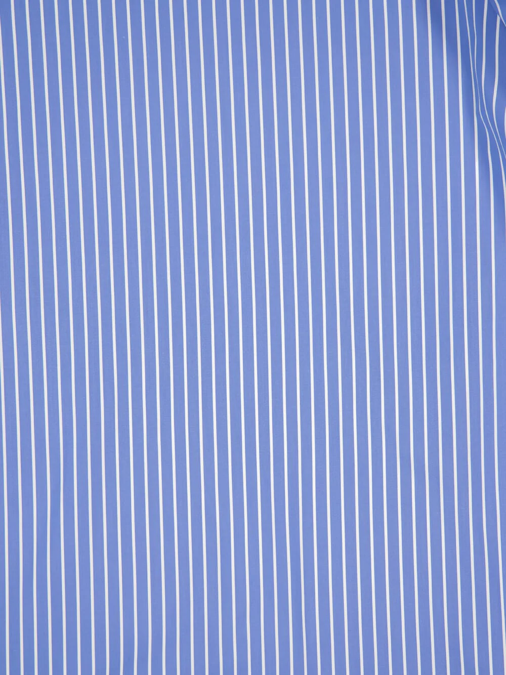 Sapphire Blue Striped Cotton Dress - Image 5