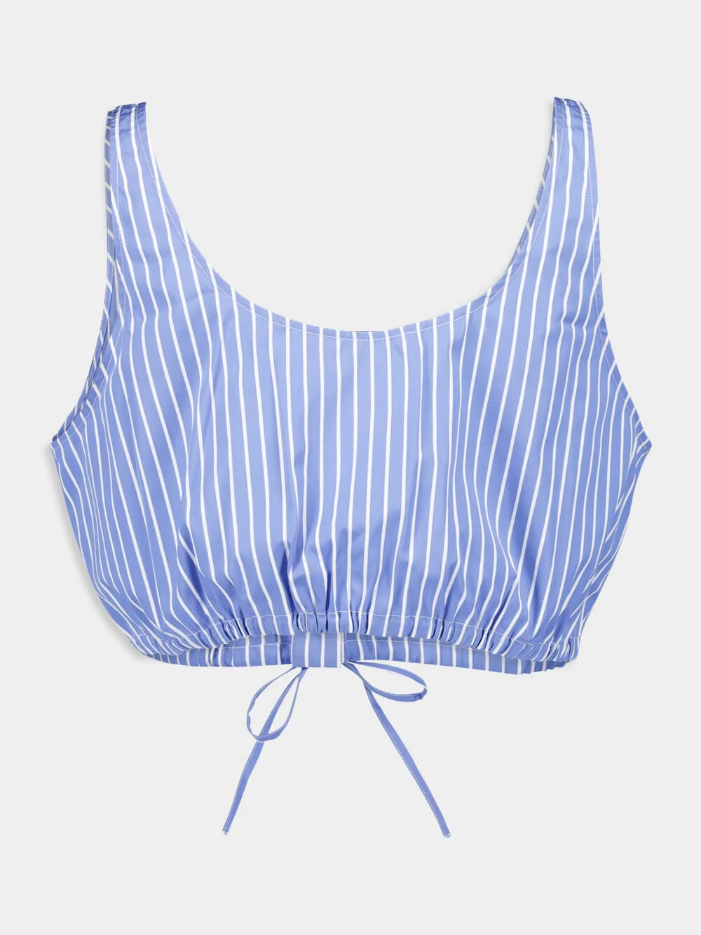 Sapphire Blue Striped Cotton Top - Image 3