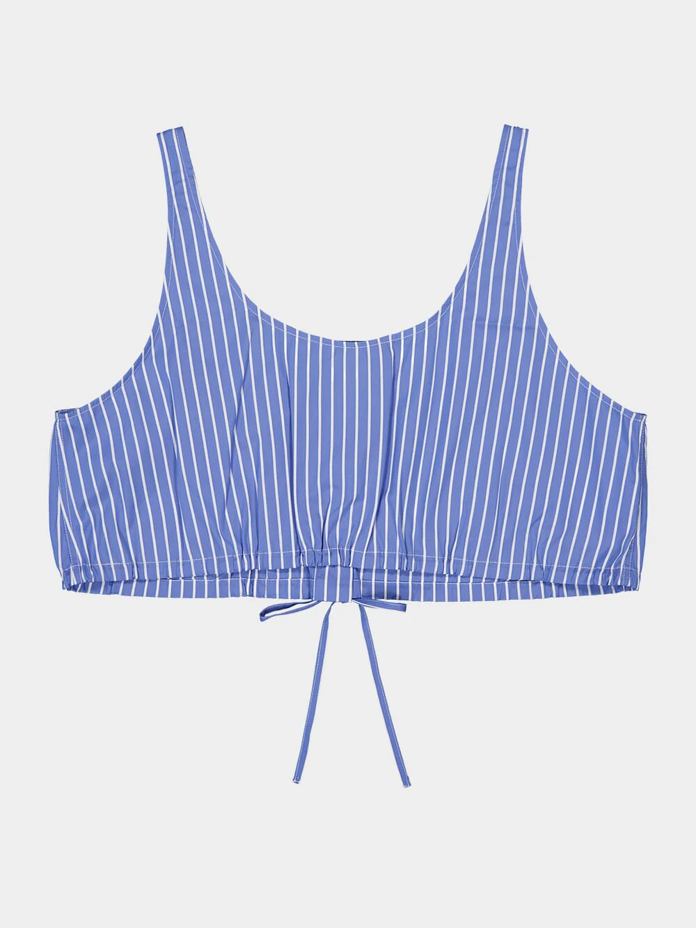 Sapphire Blue Striped Cotton Top - Image 6