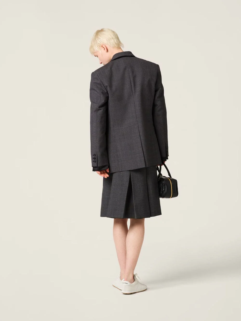 Slate Grey Prince of Wales Checked Jacket - Image 3