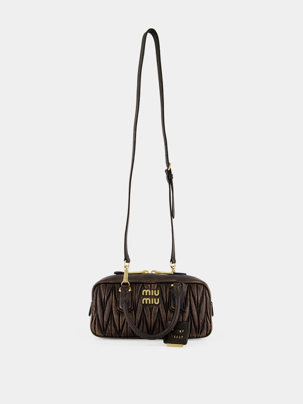 Coffee Arcadie Matelassé Bag - Image 3