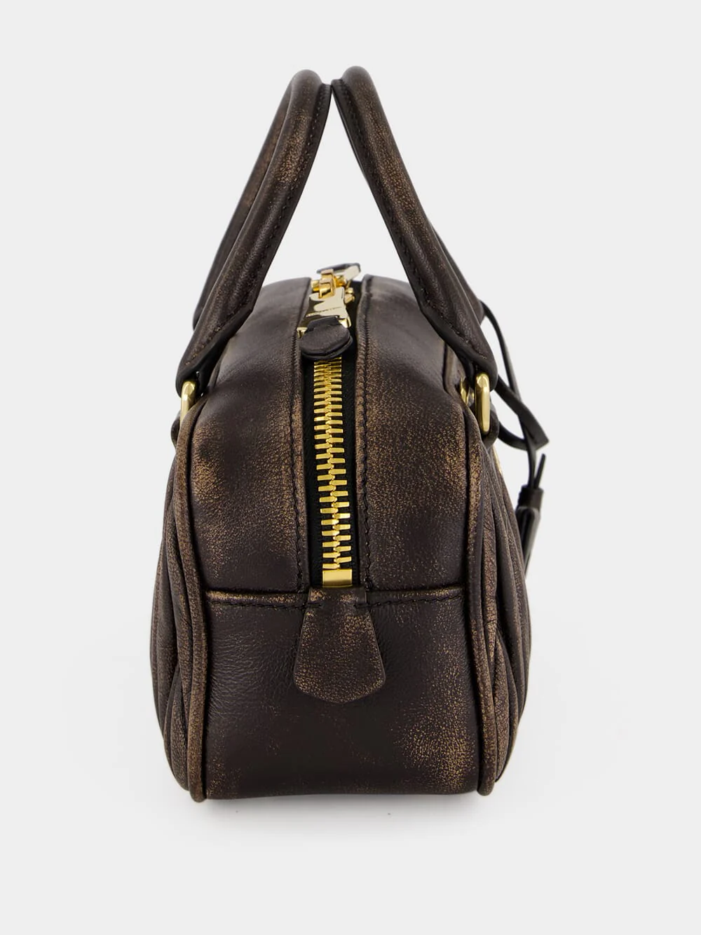 Coffee Arcadie Matelassé Bag - Image 6