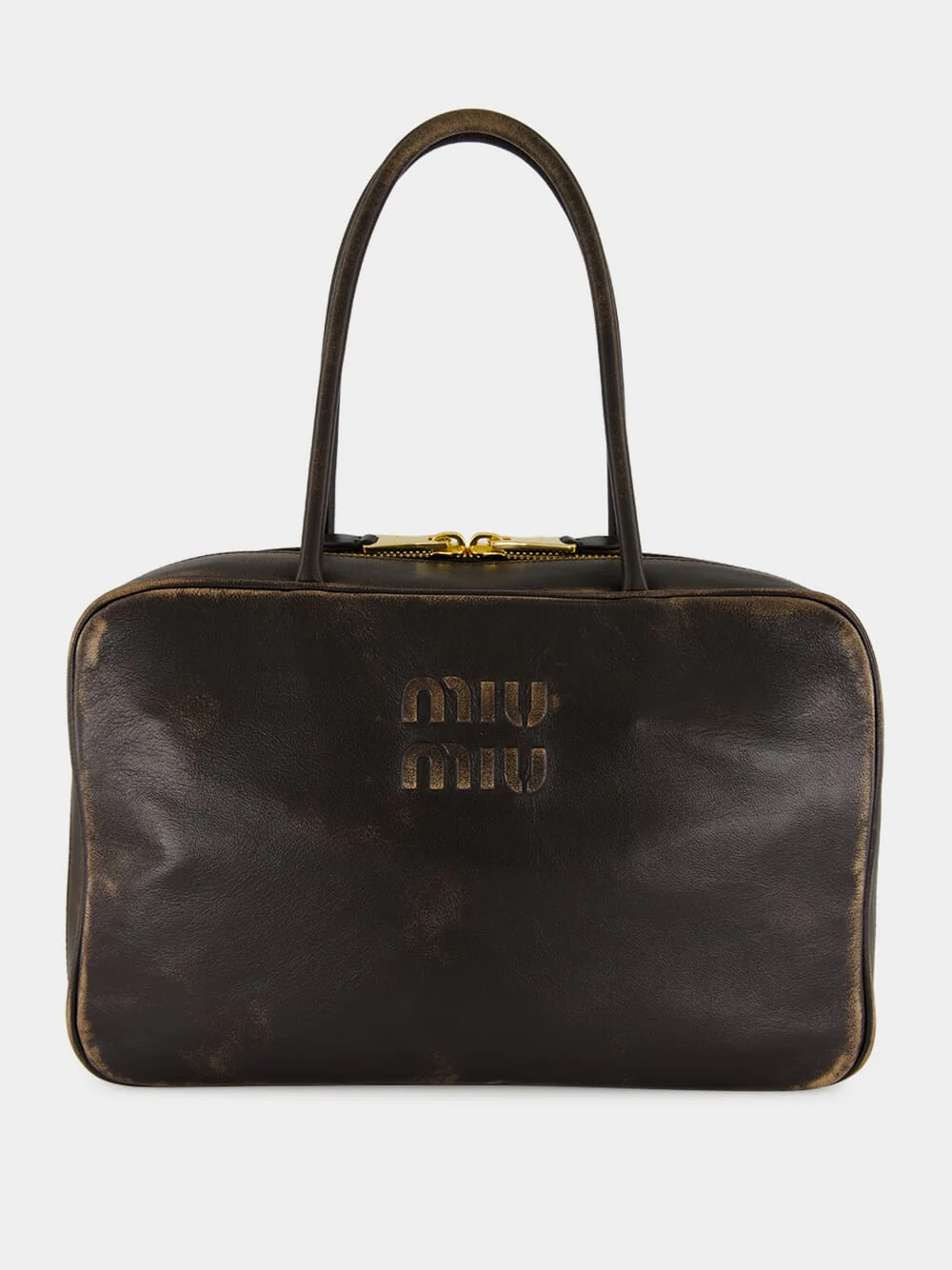 Coffee Brown Beau Nappa Leather Bag
