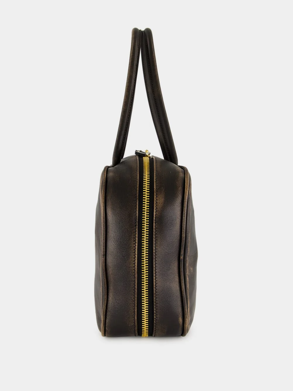 Coffee Brown Beau Nappa Leather Bag - Image 4