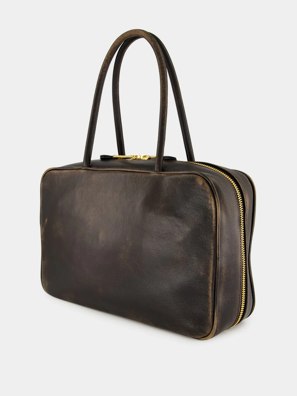 Coffee Brown Beau Nappa Leather Bag - Image 5
