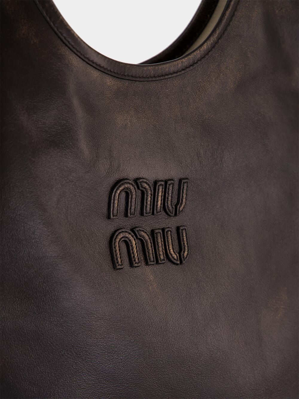 Coffee Brown Ivy Leather Shoulder Bag - Image 6