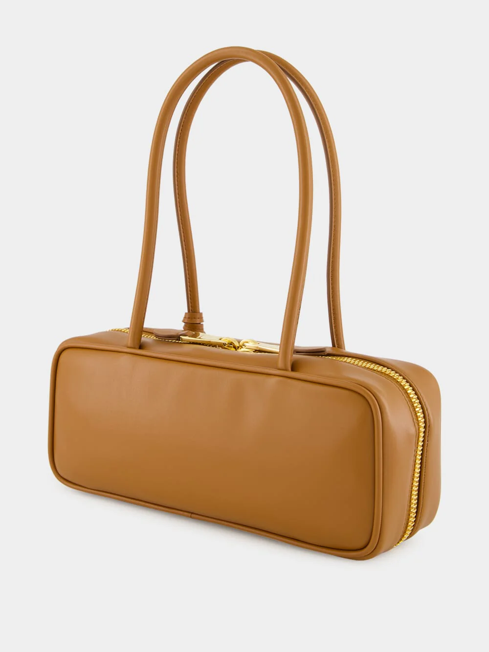 Cognac Leather Beau Top-Handle Bag - Image 6