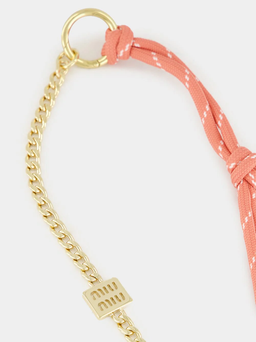 Cognac Tamaris Leather Cord and Metal Trick - Image 3