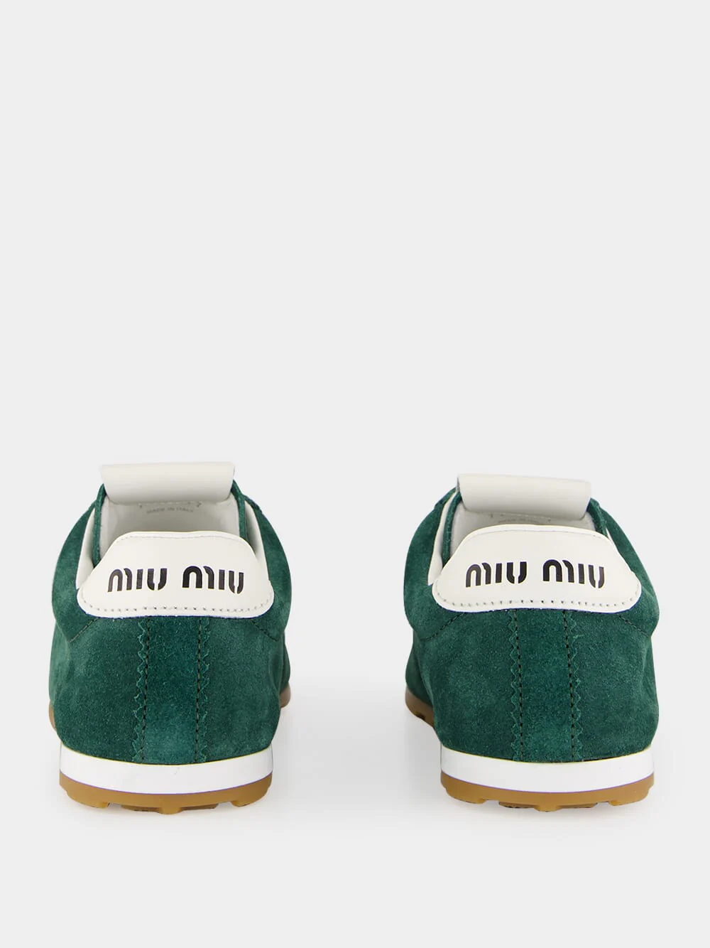 Green Plume Suede Sneakers - Image 5