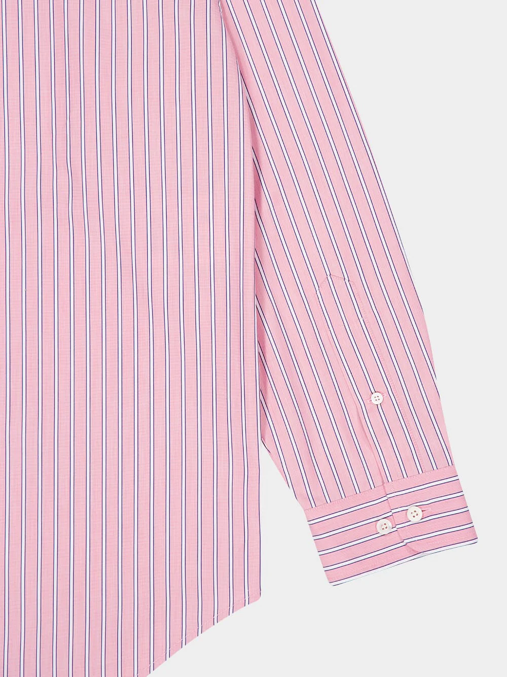 Pink Cotton Shirt with Logo Embroidery - Image 5