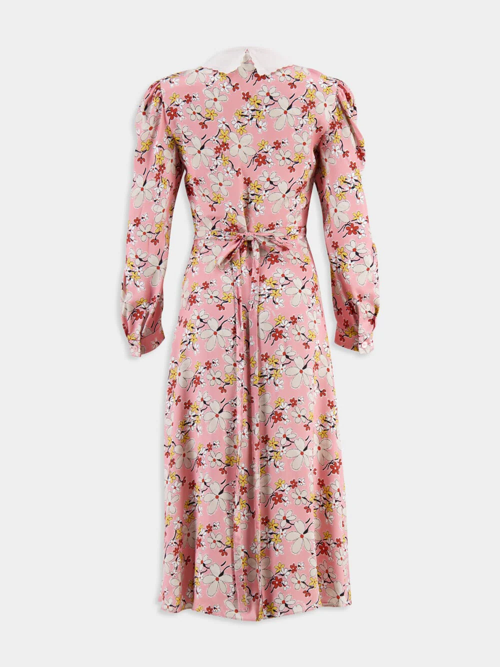 Pink Floral Midi Dress - Image 2