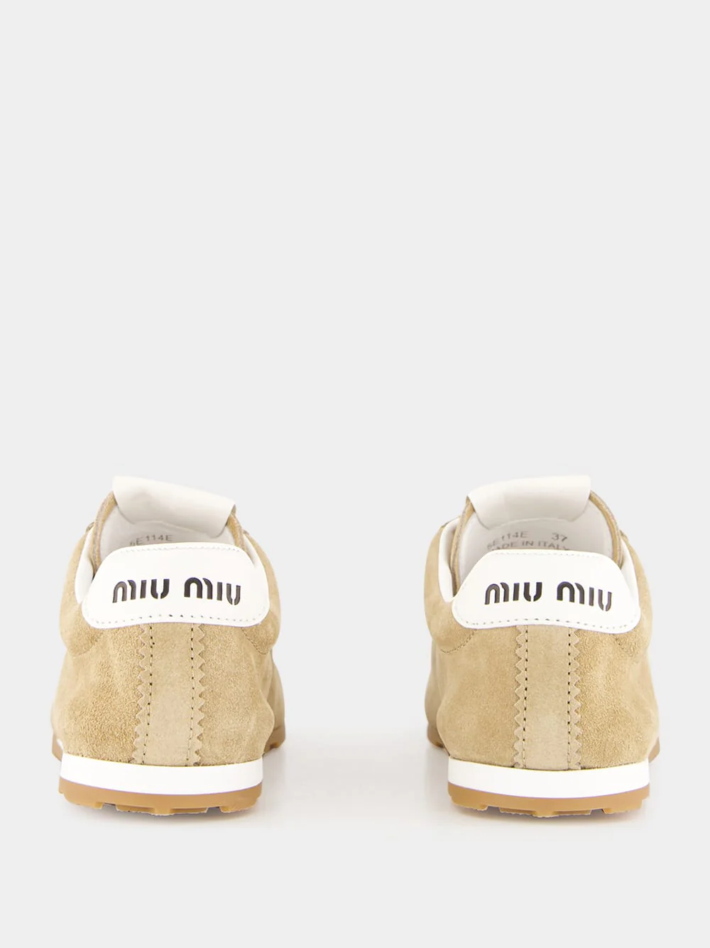 Desert Beige Plume Suede Sneakers - Image 5