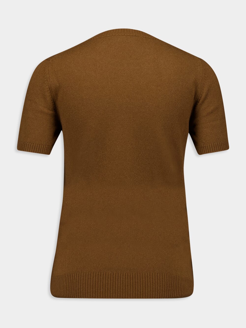 Slim-fit Brown Cashmere Sweater - Image 2