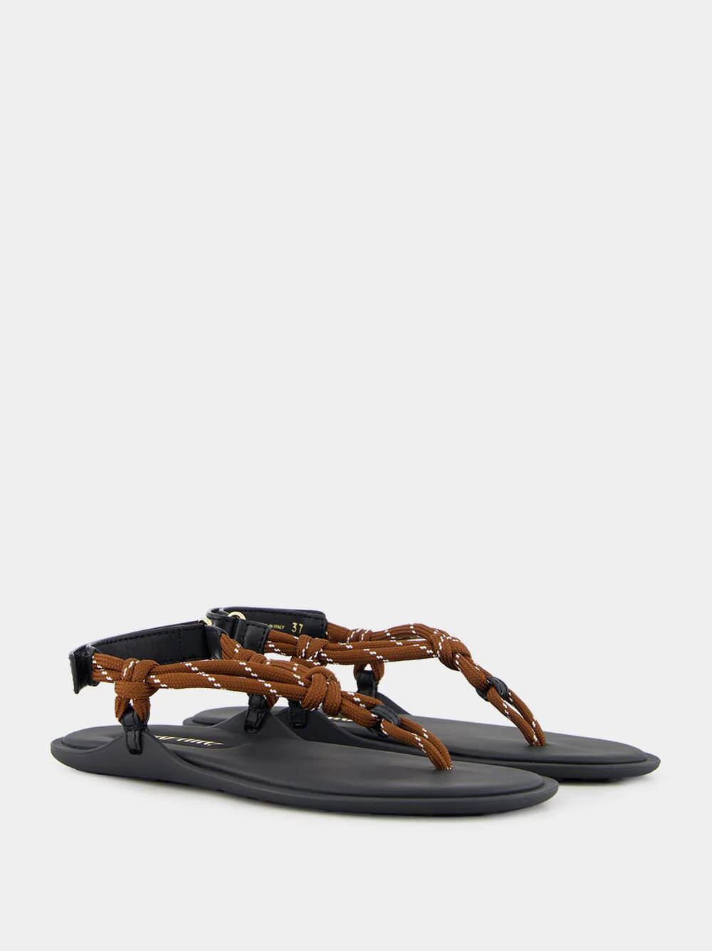 Tobacco Riviere Sandals in Rope - Image 4