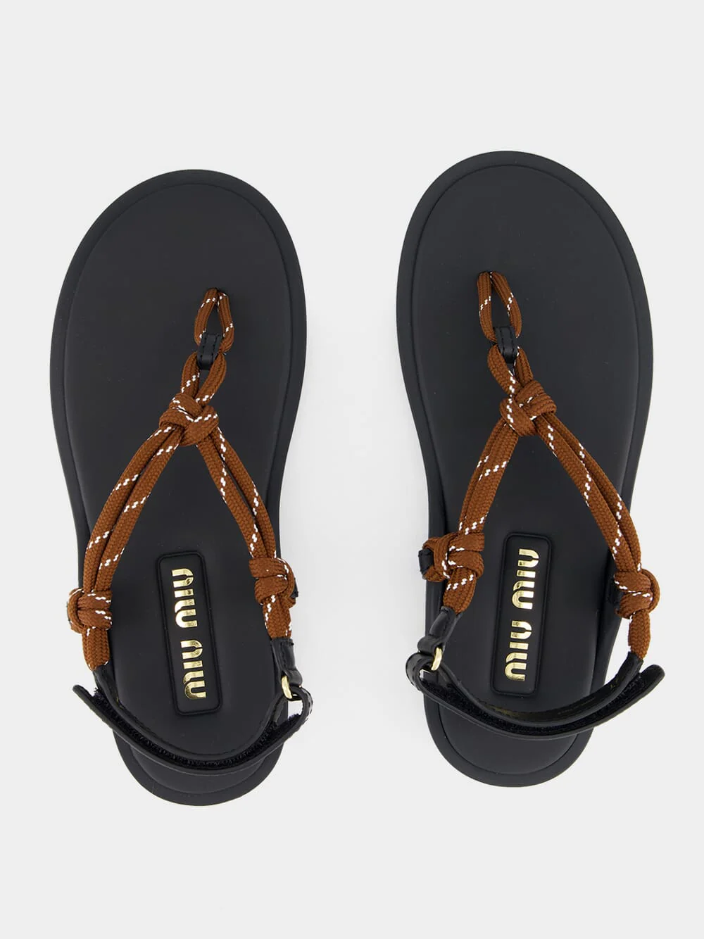 Tobacco Riviere Sandals in Rope - Image 5