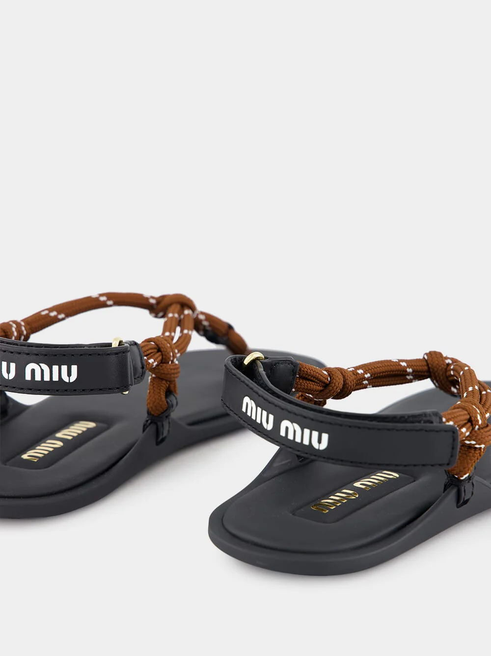 Tobacco Riviere Sandals in Rope - Image 7