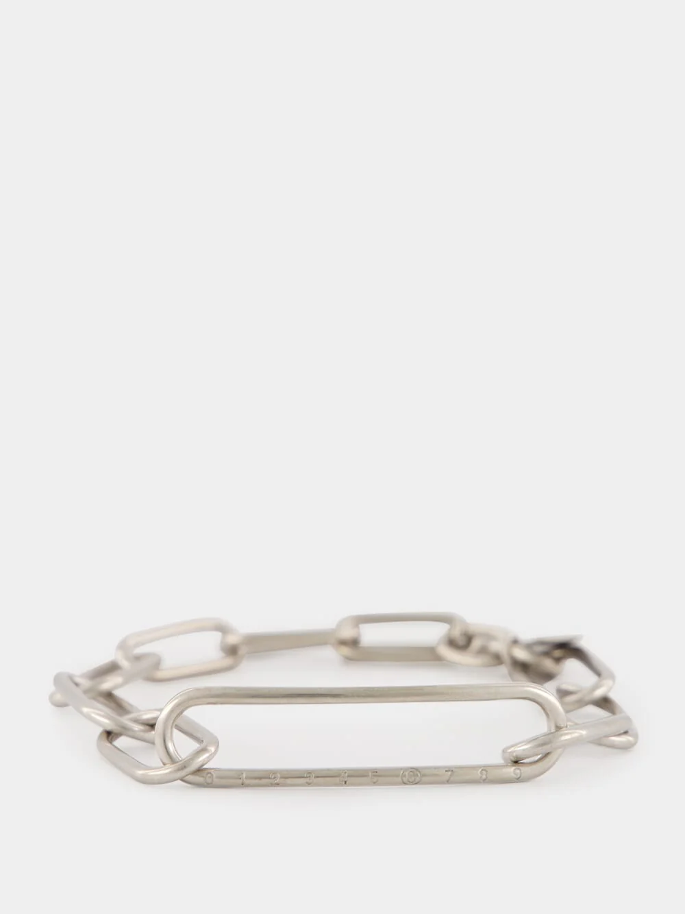 Brass Chain Bracelet With Elongated Links