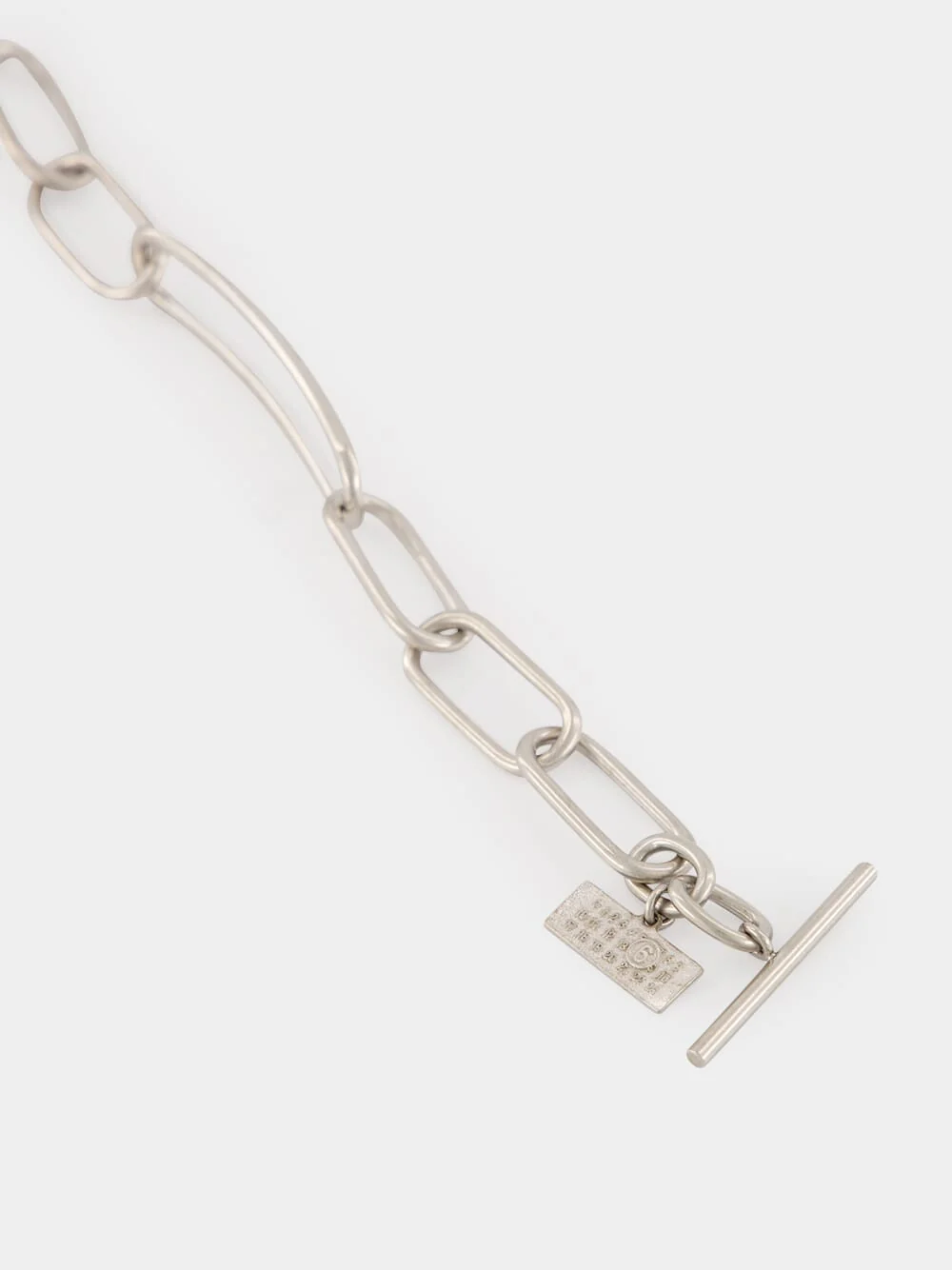 Brass Chain Bracelet With Elongated Links - Image 3