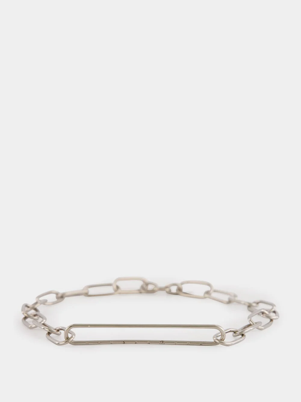 Brass Chain Necklace With Elongated Links