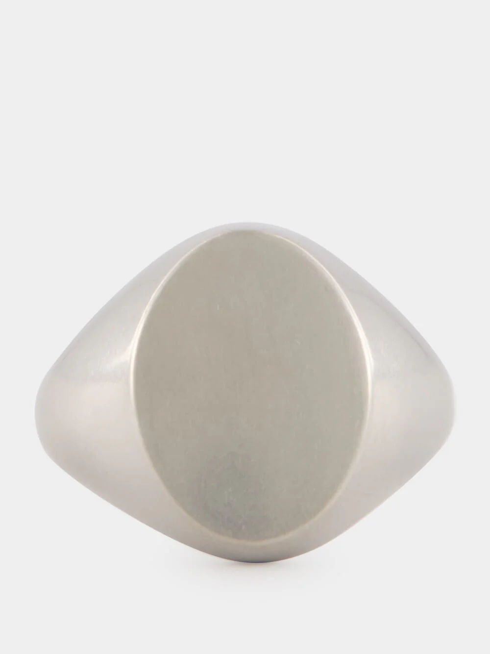 Brass Signet Ring With Engraved Detail