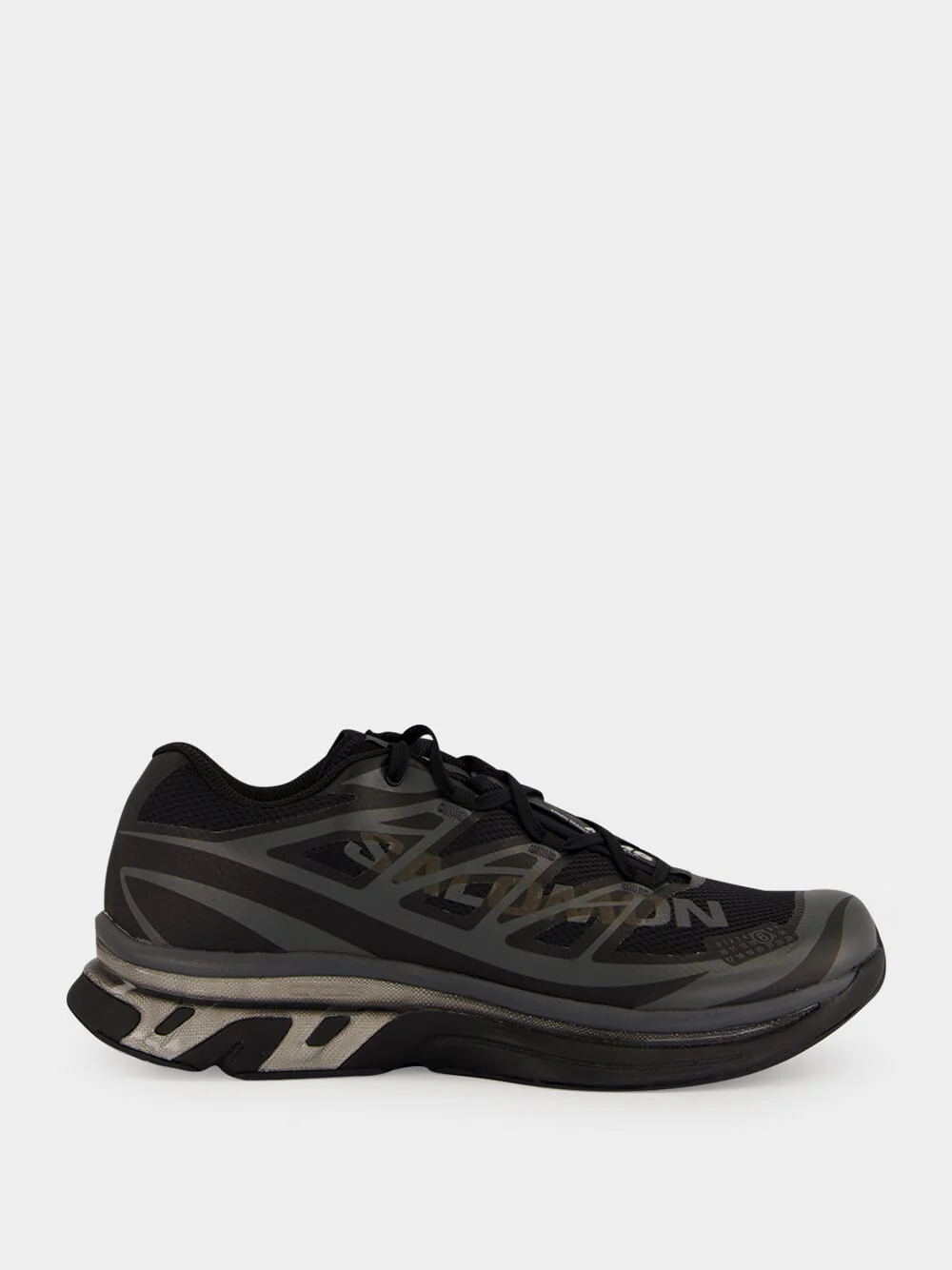 Black and Asphalt Salomon XT Sneakers