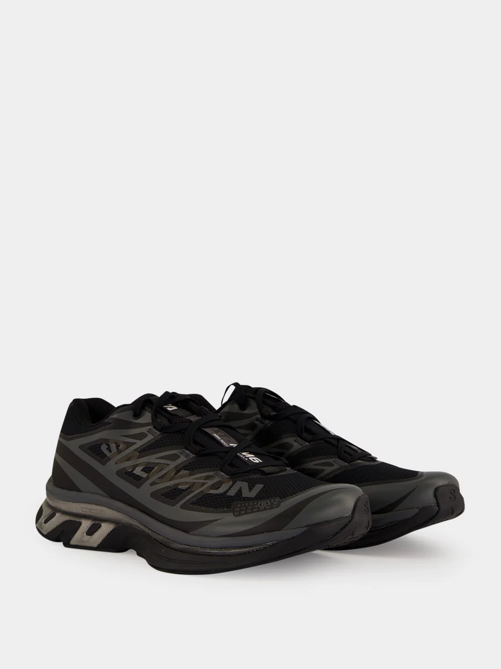 Black and Asphalt Salomon XT Sneakers - Image 3