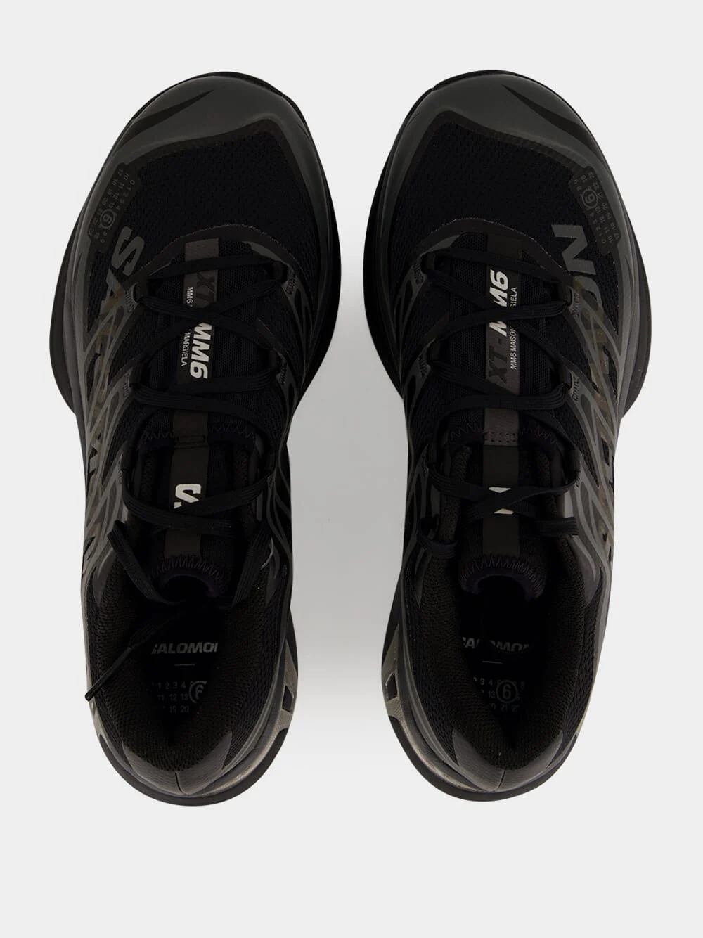 Black and Asphalt Salomon XT Sneakers - Image 4