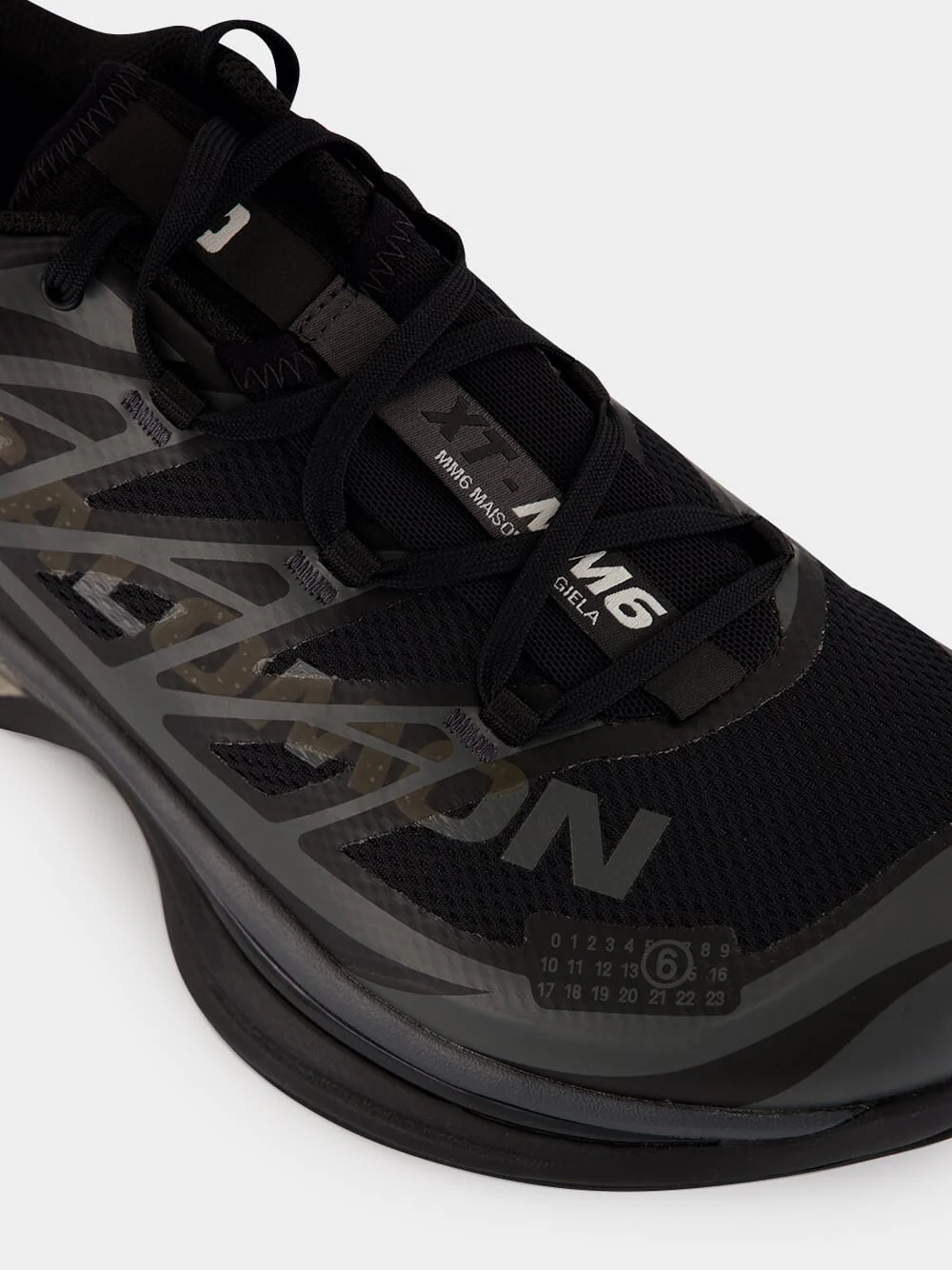 Black and Asphalt Salomon XT Sneakers - Image 7