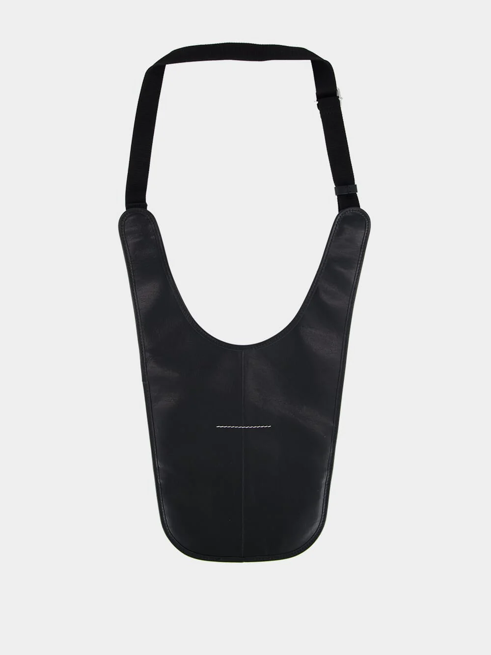Black Leather Shoulder Bag - Image 6