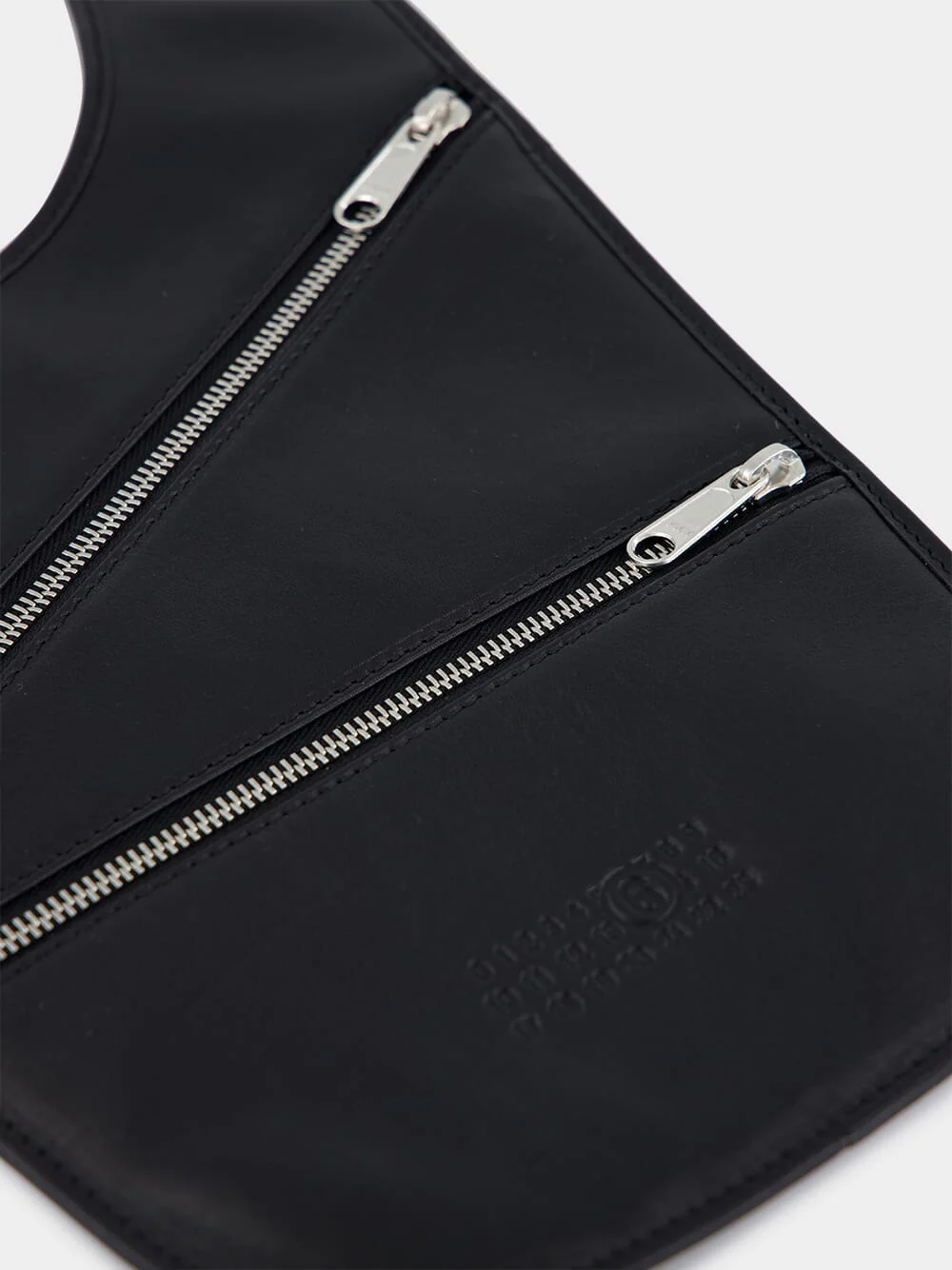 Black Leather Shoulder Bag - Image 8