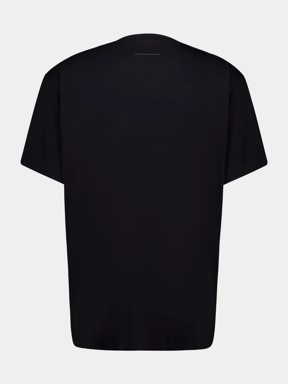 Black Newspaper Print T-Shirt - Image 5